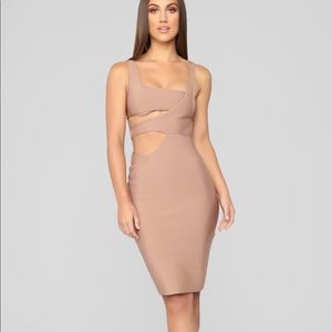 Cut out Bandage Dress
